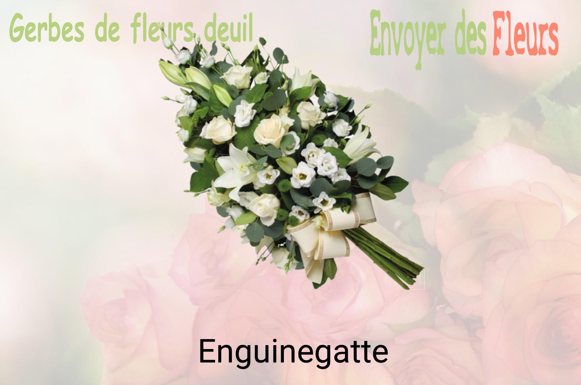 Gerbe de fleurs de deuil livrée à Enguinegatte